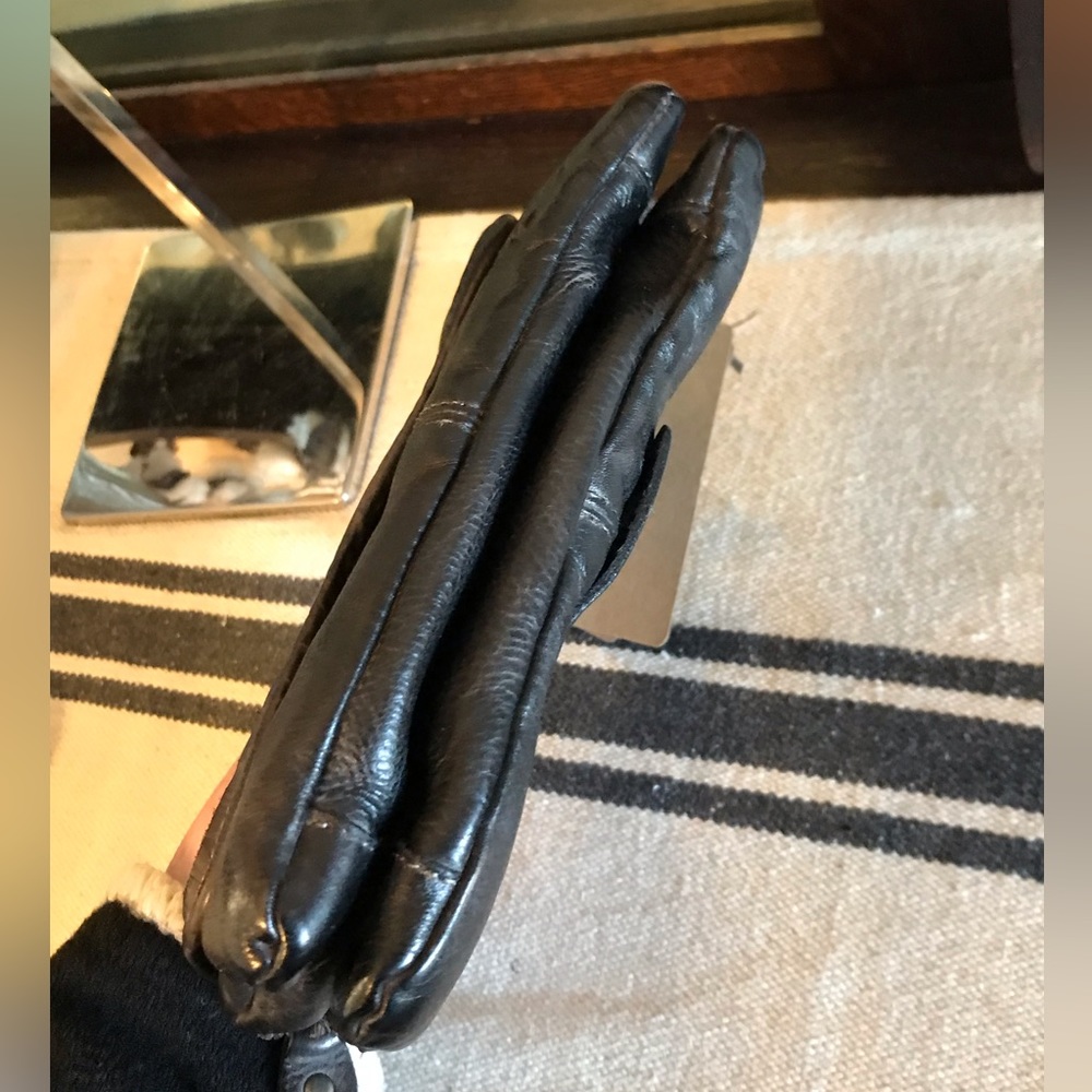 NWT Bed Stu Leather Ziggy Clutch Crossbody Belt Bag Black DD Retail $195 - Picture 11 of 15